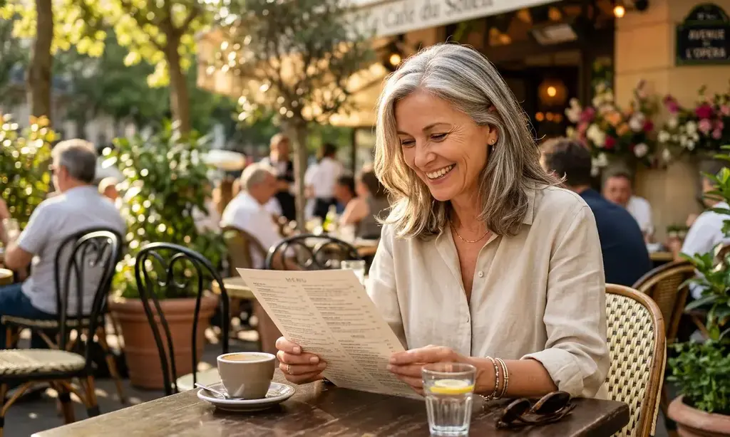 Happy woman after refractive lens exchange surgery