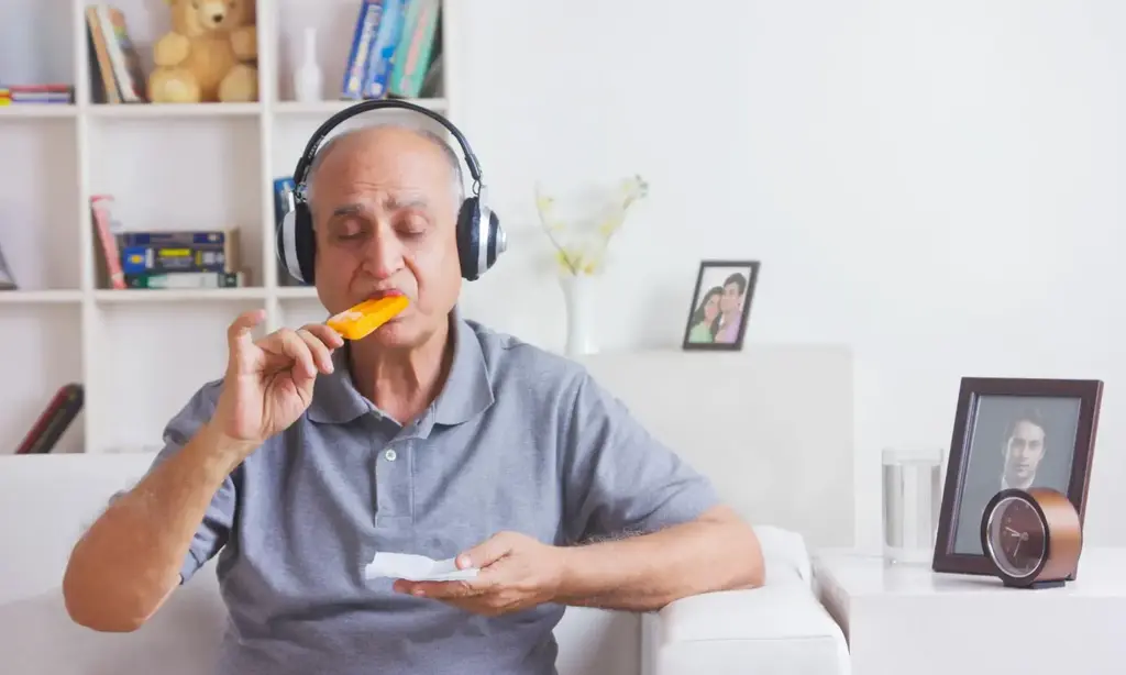 Man in need of a diabetes eye exam