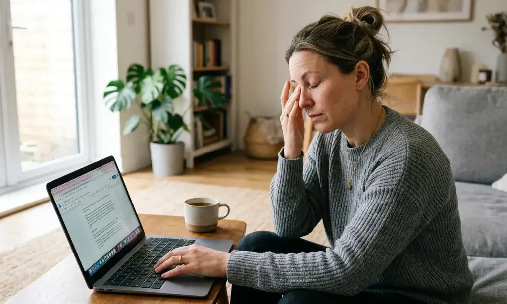 Woman dealing with lasik and dry eyes