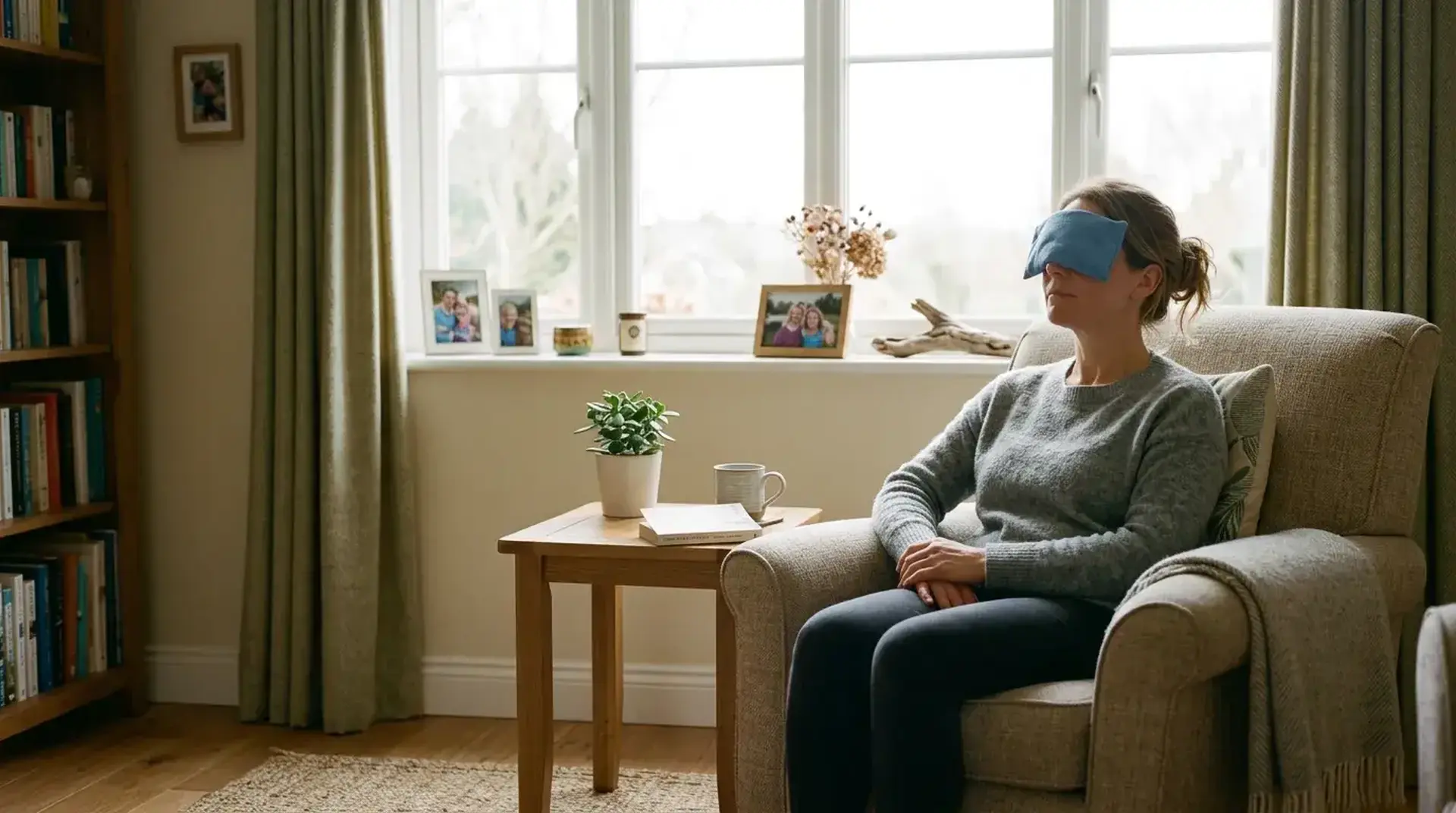 Woman with dry eyes after LASIK