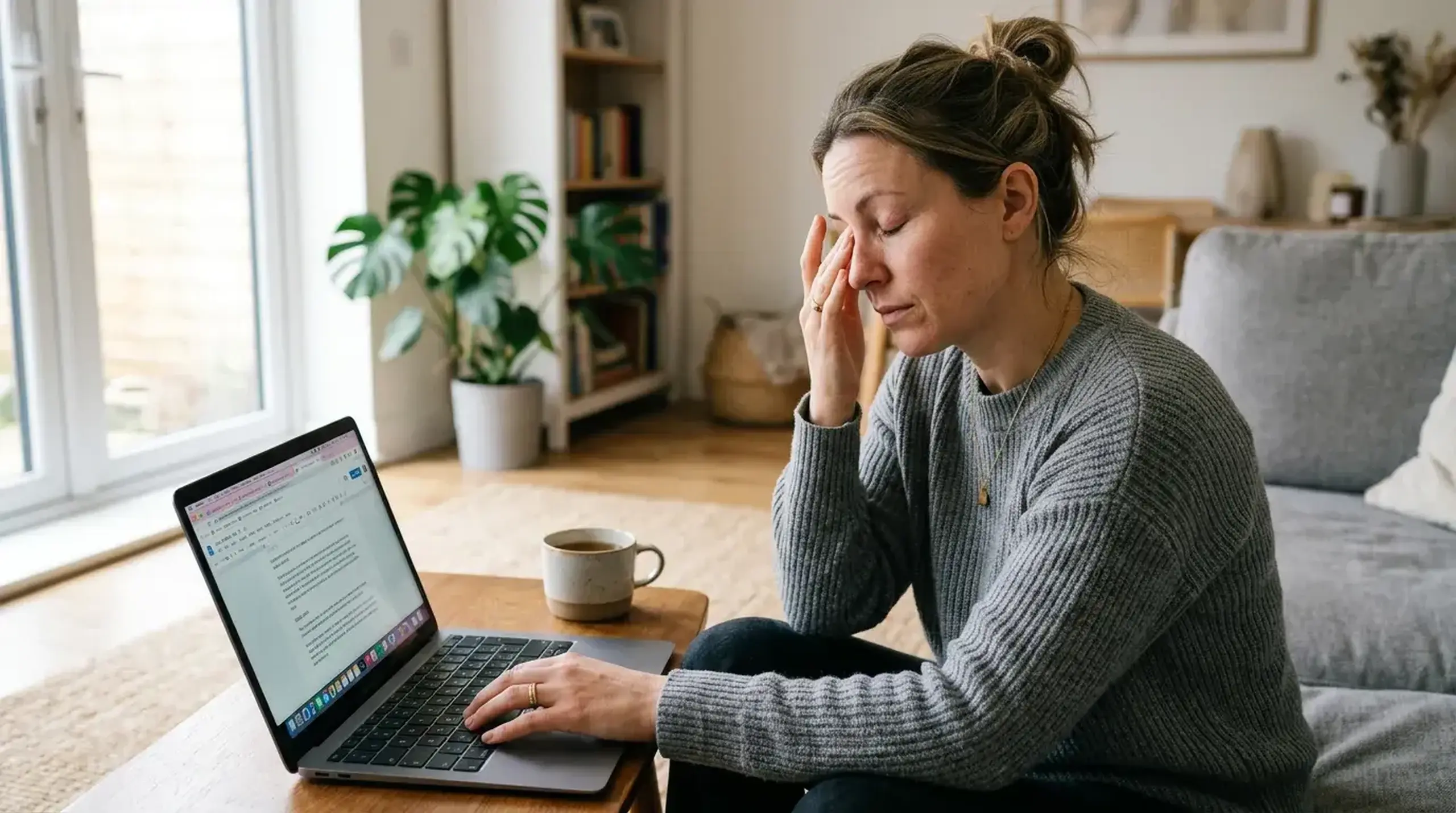 Woman dealing with lasik and dry eyes