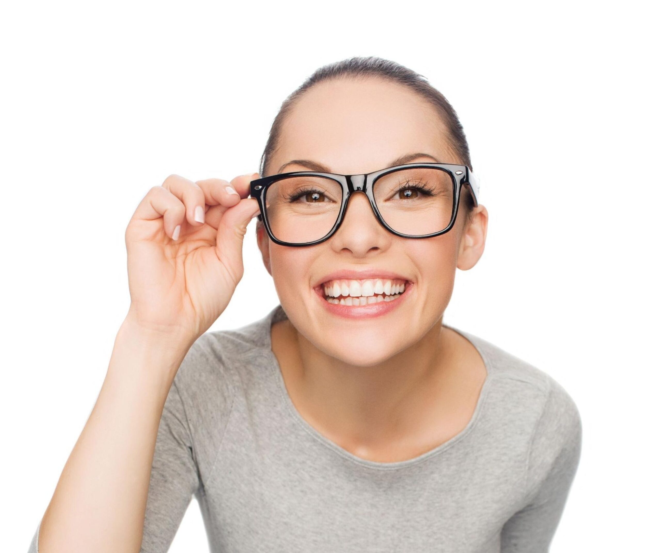 Woman thinking about lasik surgery risks